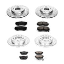 PowerStop Z23 Daily Driver Carbon-Fiber Ceramic Brake Pad and Drilled & Slotted