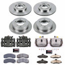 PowerStop OE Stock Replacement Low-Dust Ceramic Brake Pad, Rotor and Caliper Kit
