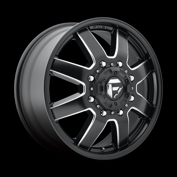 22X8.25 Fuel D538 Maverick Matte Black Milled 8X200 ET105 wheel/rim