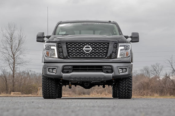 Rough Country 3" Lift Kit N3 Struts And Shocks For Nissan Titan 4WD 2017-2024