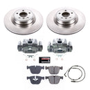 PowerStop OE Stock Replacement Low-Dust Ceramic Brake Pad, Rotor and Caliper Kit