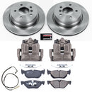 PowerStop OE Stock Replacement Low-Dust Ceramic Brake Pad, Rotor and Caliper Kit