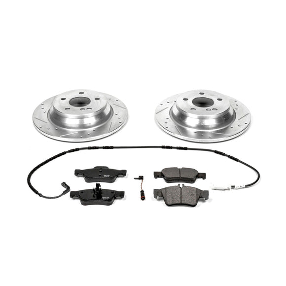 PowerStop Z23 Daily Driver Carbon-Fiber Ceramic Brake Pad and Drilled & Slotted