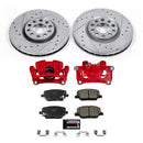 PowerStop Z23 Daily Driver Carbon-Fiber Ceramic Pads Drilled & Slotted Rotor & C