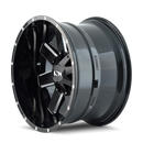 20x9 ION Alloy 141 Gloss Black/Milled Spokes Wheel/Rim 6x135 6-135 20-9