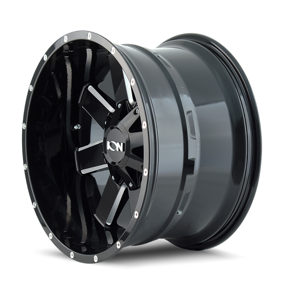 20x9 ION Alloy 141 Gloss Black/Milled Spokes Wheel/Rim 6x135 6-135 20-9