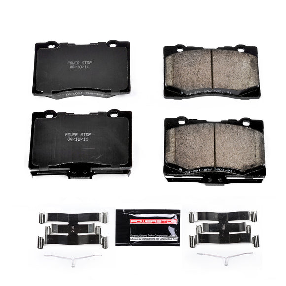 PowerStop Z23 Evolution Sport Carbon-Fiber Brake Pads With Hardware
