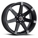 22x9.5 Vision 9042 Sultan Matte Black with Anthracite Spoke Ends 6x139.7 ET25 CB