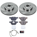 PowerStop OE Stock Replacement Low-Dust Ceramic Brake Pad and Rotor Kit