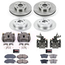 PowerStop OE Stock Replacement Low-Dust Ceramic Brake Pad, Rotor and Caliper Kit