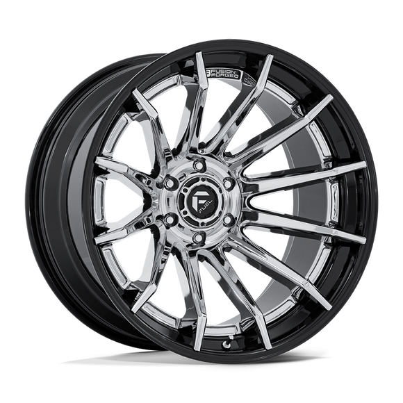 24x12 Fuel Off-Road FC403 Burn Chrome With Gloss Black Lip 6x139.7 ET-44 Wheel