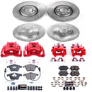 PowerStop Z23 Daily Driver Carbon-Fiber Ceramic Pads Drilled & Slotted Rotor & C