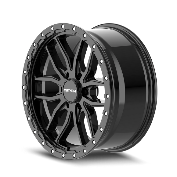 20x9 Mayhem Vector Gloss Black 6x139.7 ET18 CB106 Wheel Rim