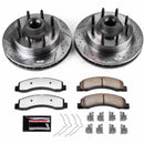 PowerStop Z36 Carbon-Fiber Ceramic Brake Pad with Drilled and Slotted Rotor Kit
