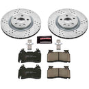 PowerStop Z23 Daily Driver Carbon-Fiber Ceramic Brake Pad and Drilled & Slotted