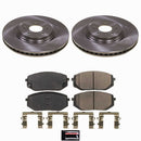 OE Stock Replacement Low-Dust Ceramic Brake Pad and Rotor Kit