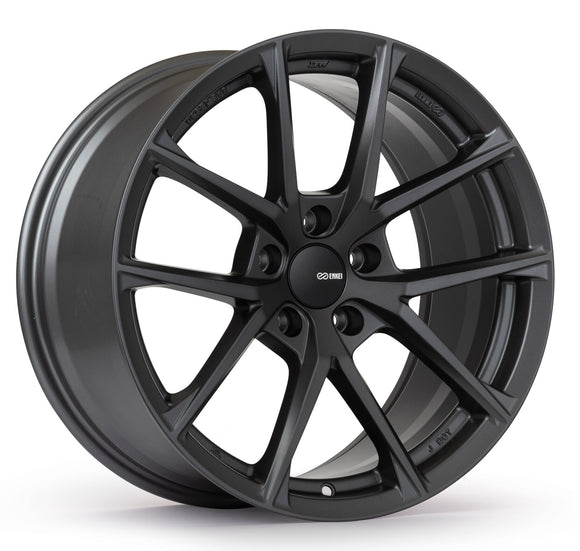 18x8 Enkei HELIX Matte Gunmetal 5x114.3 ET35 CB72.6 Wheel Rim
