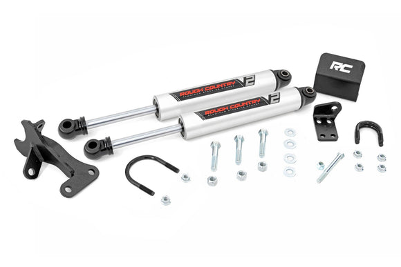 V2 Steering Stabilizer - Dual - 4 Inch Lift - Jeep Grand Cherokee WJ (99-04)