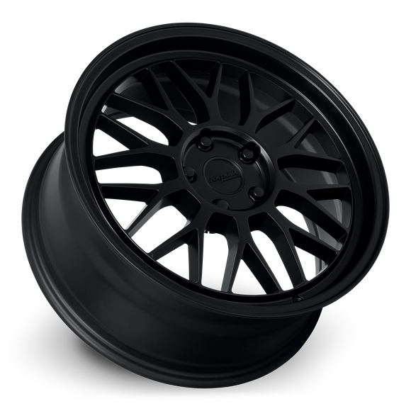 18x8 Katana KR06 Matte Black Wheel 5x112 ET40 CB66.6