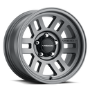 17x9 Vision 355 Manx 2 Overland Satin Grey 5x127 5x5 ET20 Wheel Rim