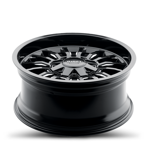 20x9 Thret Offroad Gamma-808 Gloss Black/Milled Wheel 5x127 ET0 CB87.1