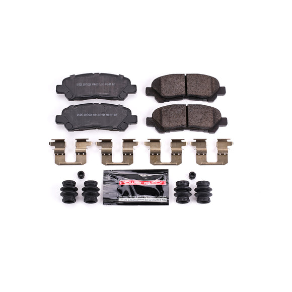 PowerStop Z23 Evolution Sport Carbon-Fiber Brake Pads With Hardware