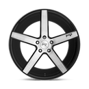 8.5x20 Niche Wheels M124 Milan Gloss Black Brushed Wheel 5x120 ET35 CB72.56