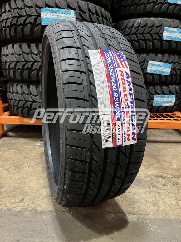 225/35ZR20 American Roadstar Sport A/S 93W BSW SL 225 35 20 2253520