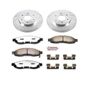 PowerStop Z36 Carbon-Fiber Ceramic Brake Pad with Drilled and Slotted Rotor Kit