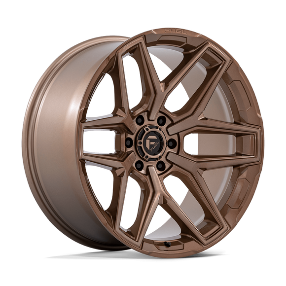 17x9 Fuel Off-Road Flux Platinum Bronze 6x139.7 ET1 CB106.1 Wheel Rim