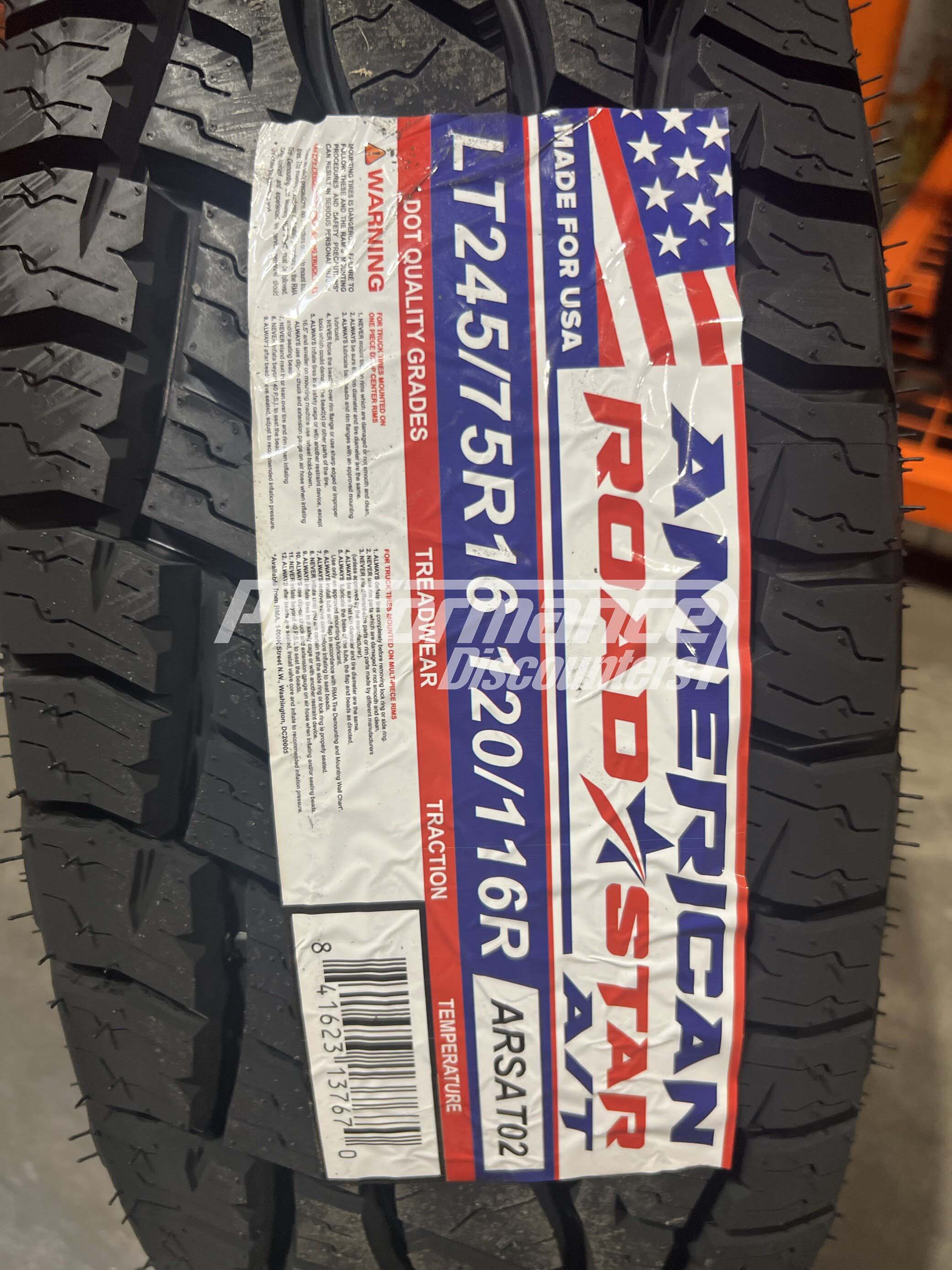 American Roadstar A/T Tire(s) 245/75R16 120R LRE BSW 245 75 16 2457516