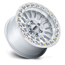 17x8.5 KMC KM552 IMS Gloss Silver With Machined Face 5x127 ET25 CB71.5 Wheel Rim