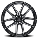 20x9 Touren TR94 Brushed With Dark Graphite Window 5x120 ET35 CB72.56 Wheel Rim