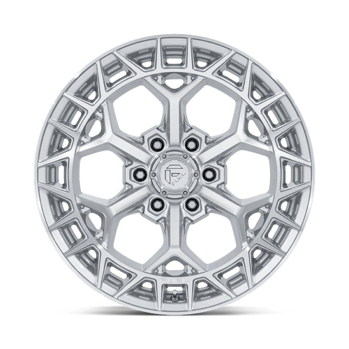 17x9 Fuel Off-Road FC873 Charger Gloss Silver W/ Machined Face 6x139.7 ET1 Wheel