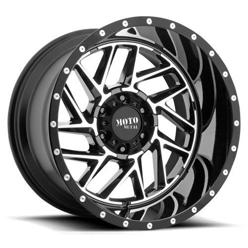 20x9 Moto Metal MO985 Breakout Gloss Black Machined 5x139.7 ET0 Wheel