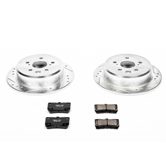 PowerStop Z23 Daily Driver Carbon-Fiber Ceramic Brake Pad and Drilled & Slotted