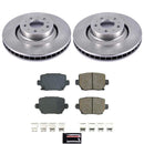 OE Stock Replacement Low-Dust Ceramic Brake Pad and Rotor Kit