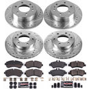 PowerStop Z23 Daily Driver Carbon-Fiber Ceramic Brake Pad and Drilled & Slotted