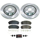 PowerStop Z23 Daily Driver Carbon-Fiber Ceramic Brake Pad and Drilled & Slotted