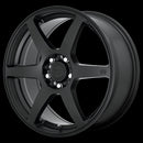 16X7 Motegi MR143 CS6 Satin Black 5X112/5X114.3 ET40 wheel/rim-3