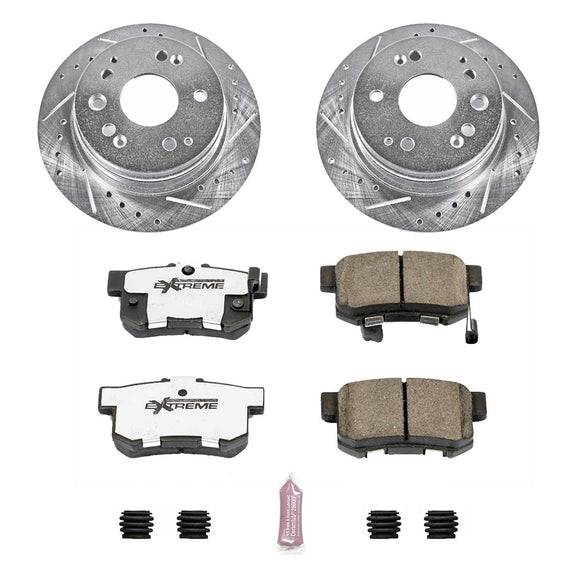 PowerStop Z26 Street Performance Ceramic Brake Pad and Drilled & Slotted Rotor K