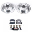 PowerStop Z23 Daily Driver Carbon-Fiber Ceramic Brake Pad and Drilled & Slotted