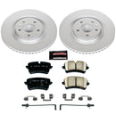 PowerStop Genuine Geomet Coated Rotor and Carbon-Fiber Ceramic Brake Pad Kit