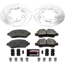 PowerStop Z23 Daily Driver Carbon-Fiber Ceramic Brake Pad and Drilled & Slotted