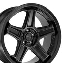 20x9.5 Defiant DF07 Satin Black 5x115 ET15 Wheel Rim