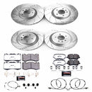 PowerStop Z36 Carbon-Fiber Ceramic Brake Pad with Drilled and Slotted Rotor Kit