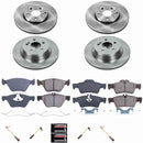 PowerStop OE Stock Replacement Low-Dust Ceramic Brake Pad and Rotor Kit