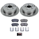 PowerStop OE Stock Replacement Low-Dust Ceramic Brake Pad and Rotor Kit