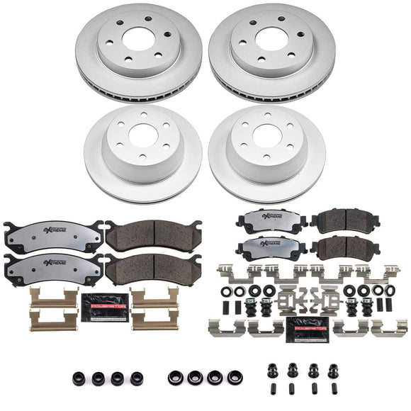 Z36 Truck & Tow Premium Carbon-Fiber Ceramic Brake Pad and Fully Coated Rotor Ki