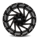20x12 Hardrock Crusher Gloss Black Milled 5x139.7/150 ET-44 wheel/rim-1